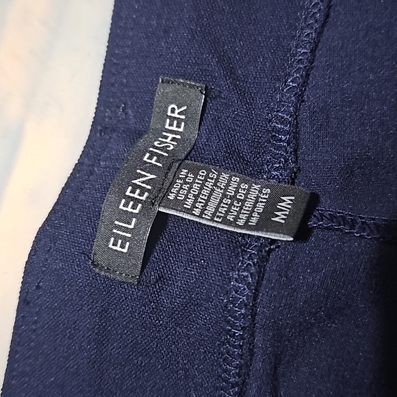 Eileen Fisher Blue Pants Leggings Size Medium - Picture 3 of 5